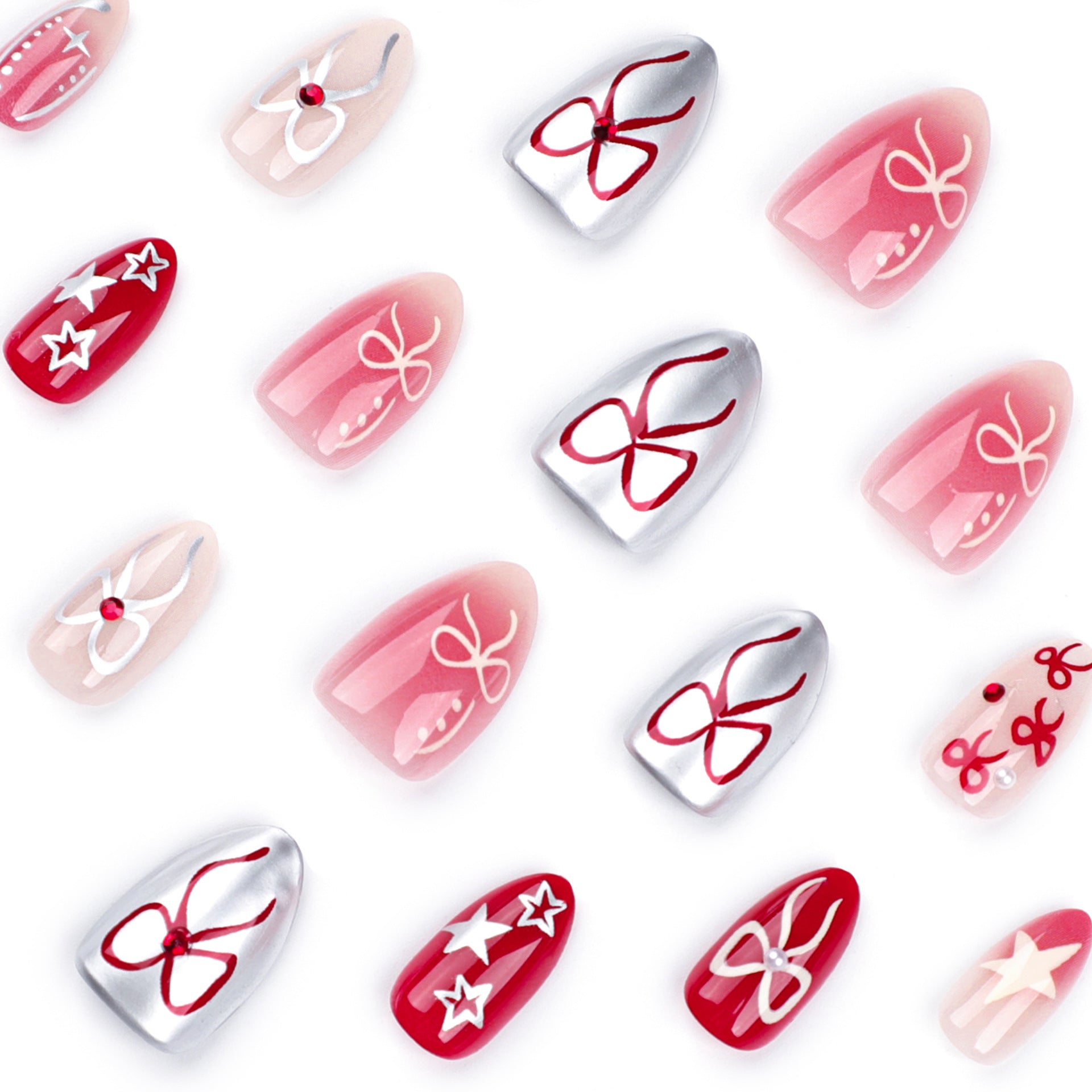 Cross flash diamond press on nails Cross flash diamond press on nails