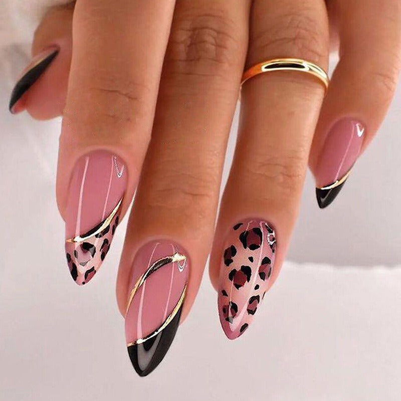 Uñas Almendra Press-On – Set Reutilizable 10 Estilos | Almond Press-On Nails
