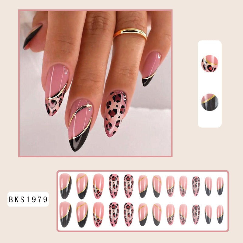 Uñas Almendra Press-On – Set Reutilizable 10 Estilos | Almond Press-On Nails