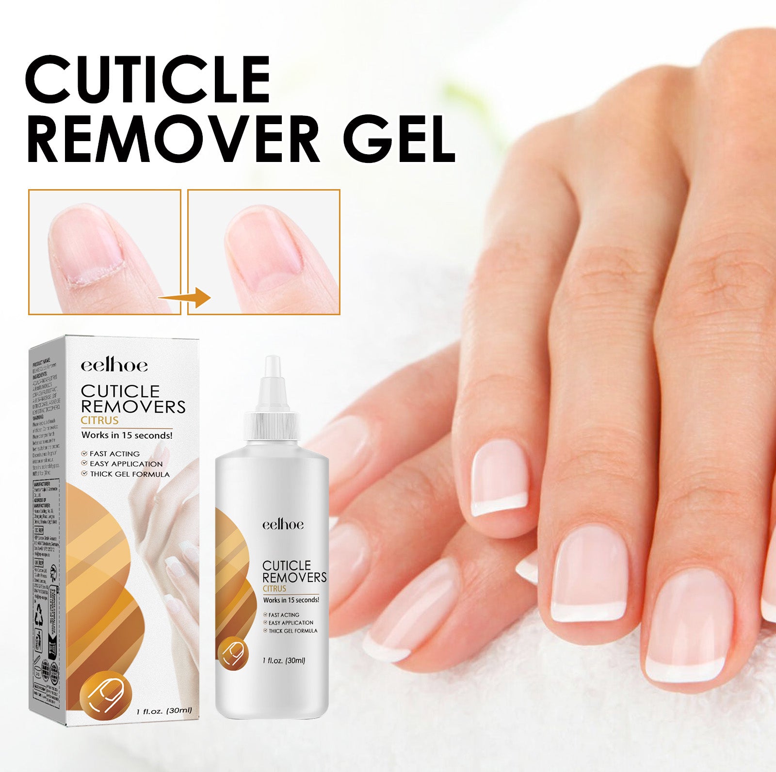 Moisturizing cuticle repair gel