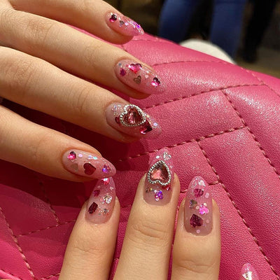 Cross flash diamond press on nails Cross flash diamond press on nails