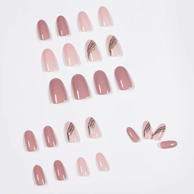 Almond Slant Artificial Professional False Nail