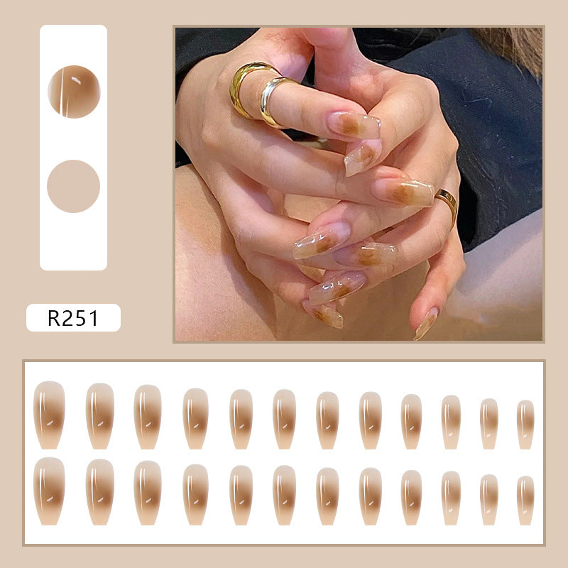 Smudged Removable Manicure Nail