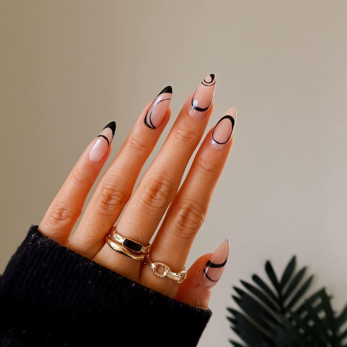 Nordic Style Nail Manicure Patch