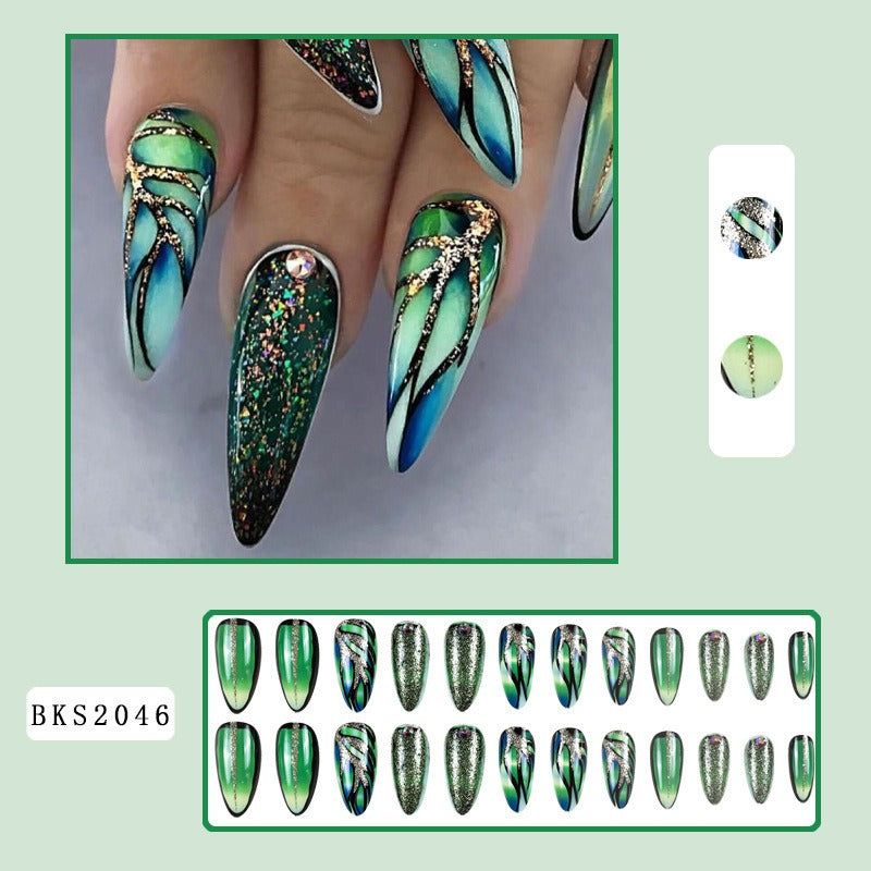 Almond press on nails